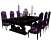 Purple/Gold Dining Table