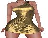 Xmas Gold Mini Dress