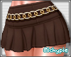 Brown Chain Skirt