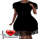 Black Fringe Dress