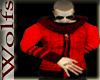 [WQ8] Red Sweater*hoody