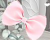Kids Pink Knitted Bow