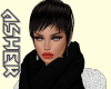 §▲White Sweater+scarf