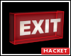 H@K Glow Exit Sign