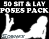 50 sittting & lay poses