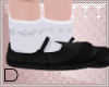 Black Lolita Slippers