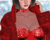 Bomba Red Fur Coat