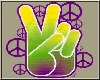 Hippie Peace Hand Sign