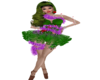 Voilet Body Tinsel