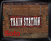 *S*Train Station Sign