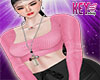 K* Simple Pink Swtr