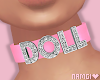 *N Doll Choker Pink