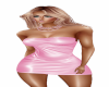 Dress Pink Sexy Leather