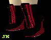 *JK* Black red boots