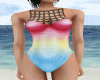 pastel Tropica swim suit