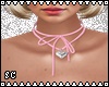 SC HEART NECKLACE PINK
