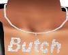 "F" Butch Dimnd Necklace