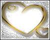 Gold blingy heart