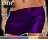 [0nc] purple mini skirt