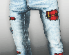 Pants SHRT - BLUE RED