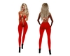 red jumpsuit