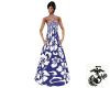 Hawaiian MuuMuu Blue