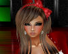 Caramel Vanes Red Bow