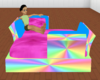 Rainbow Hangout Couch