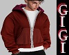 GM Zipper Hoody Red