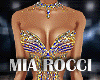 Giselle Gold Blue Gown