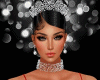 Red Swarovski Long Gown