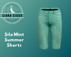 Silo Mint Summer Shorts