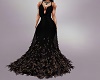 ~CR~Feather Black Gown