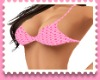Pink Dots Bikini Top