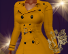 S| Trench Dress Gold