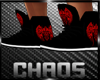 Red Tribal Cross Kicks