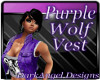 Purple Wolf Vest