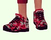 Red Camo Sneakers M