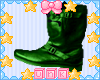 Green Rain Boots