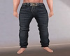 Black Cowboy Jeans/Belt