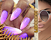 wc† Purple.Ombre nails
