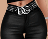 E* Black Belt Pants RL