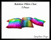 Rainbow Chat PillowsX5