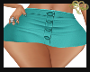 Aquamarine Button Skirt
