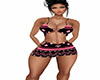 Black Pink Print Mini