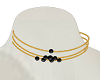 Gold Onyx Necklace