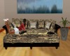 Silver & Gold Chat Sofa