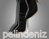 [P]Black denim boots RLL