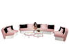 pink office couch