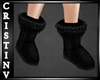 !CR! Black Fur Boots